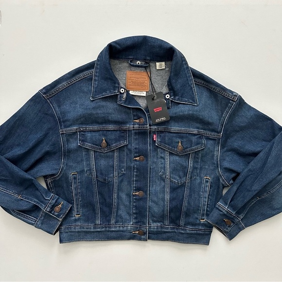Levi’s Women’s Baby Bubble Trucker Jacket Size S - Picture 15 of 16